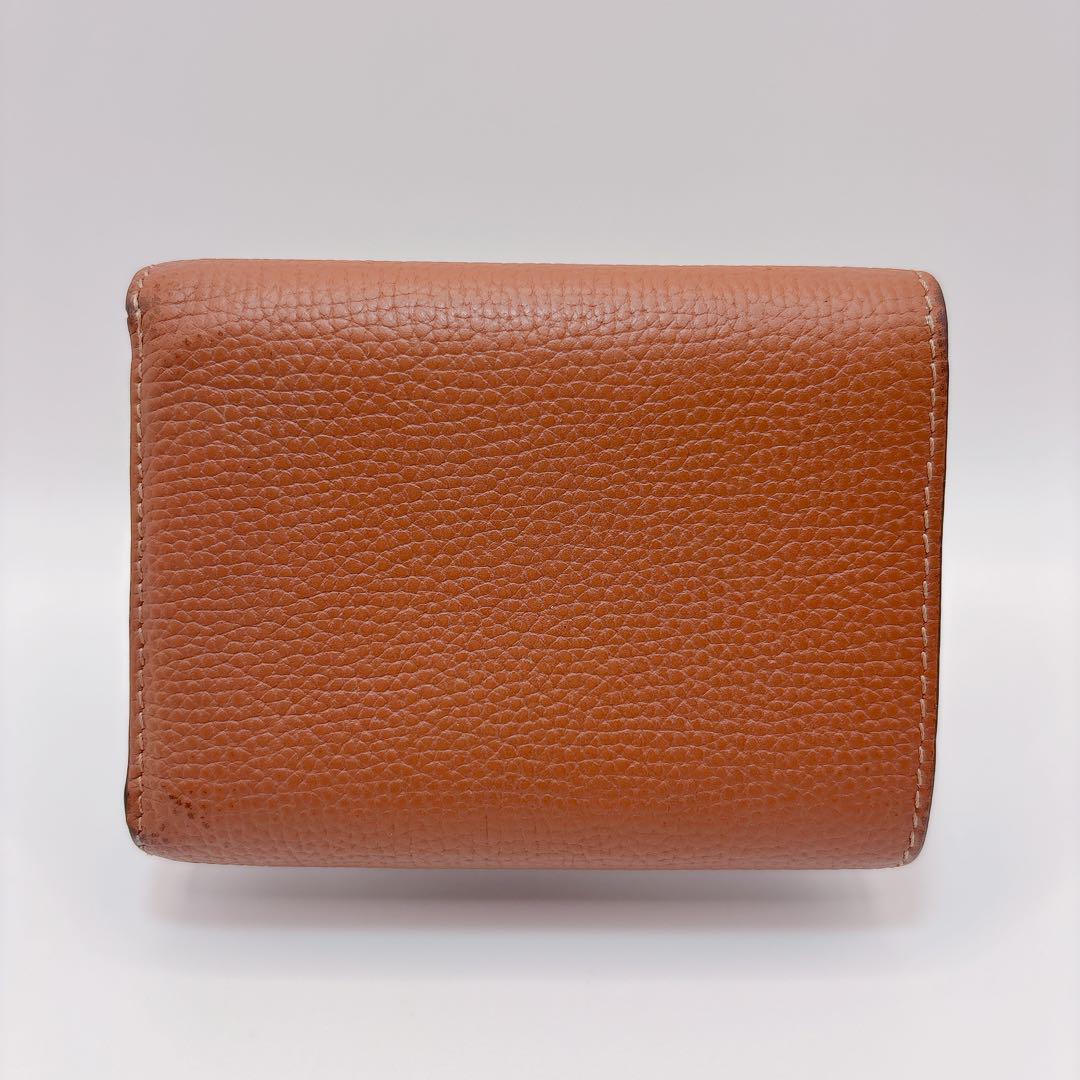 LOEWE ロエベ トライフォールドウォレット ペブルグレインカーフ