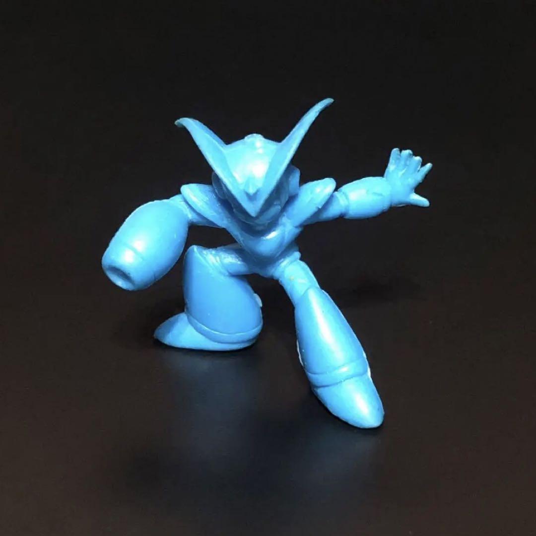 フォルテ ロックマン 消しゴム フィギュア 青 レトロ 塩ビ 当時