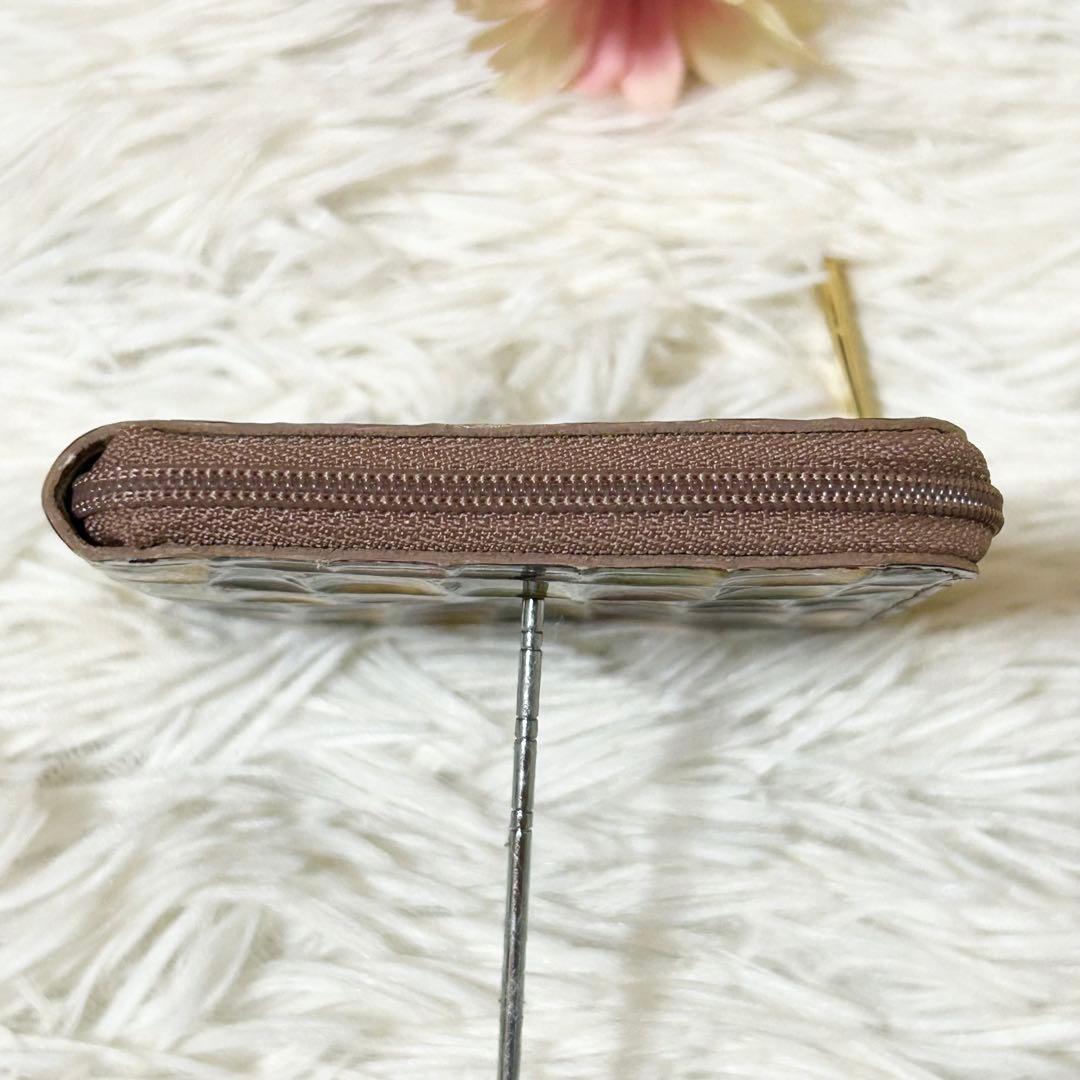 【極美品】アタオ リモ ヴィトロ コンパクト ウォレット L字ファスナー 財布