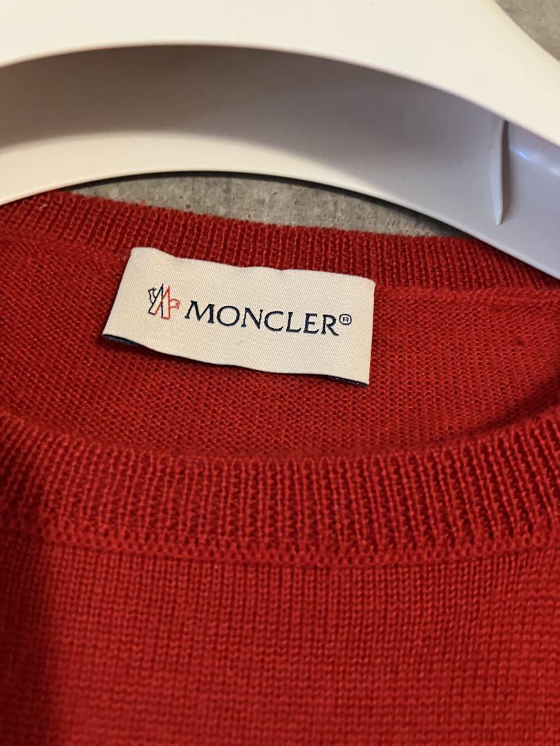 Moncler モンクレール　お色の綺麗なナイロンとのコンビワンピース