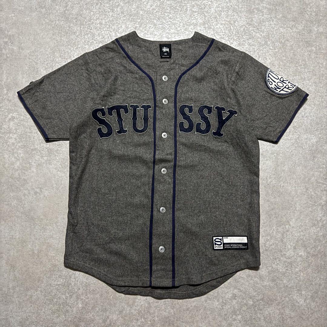 00s〜10s STUSSY ステューシー ベースボールシャツ ゲームシャツ S