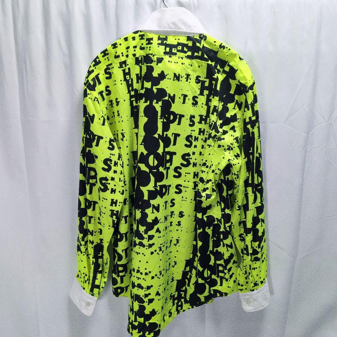 ISSEY MIYAKE 総柄 長袖シャツ 蛍光 2