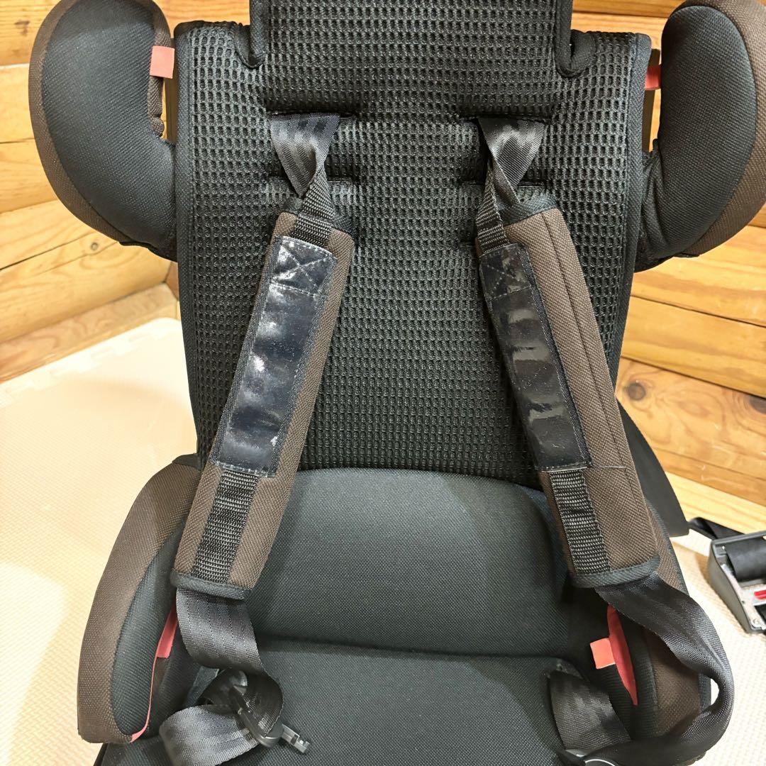 【美品】日本育児 トラベルベストECフィックス コンパクトチャイルドシート