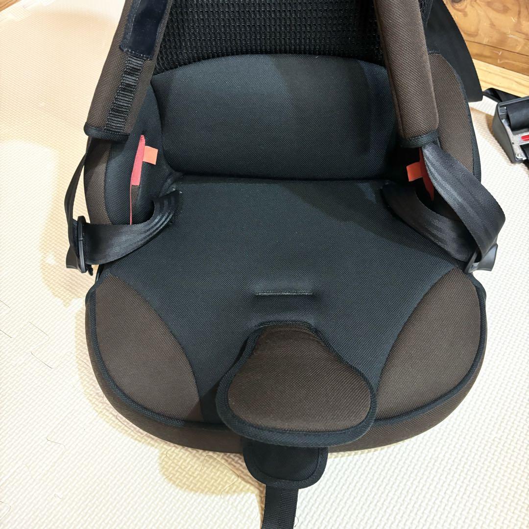 【美品】日本育児 トラベルベストECフィックス コンパクトチャイルドシート