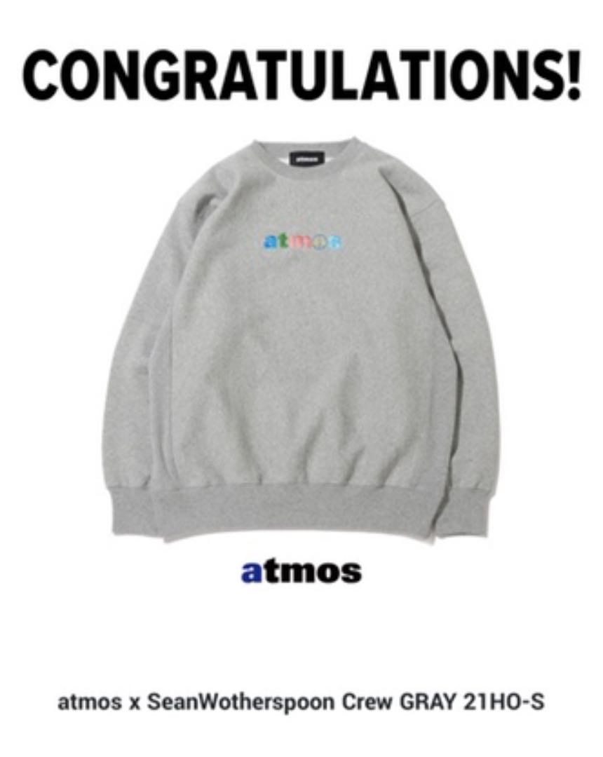在庫大特価 atmos x SeanWotherspoon Crew GRAY qhs0U-m40977579517 SALE新作