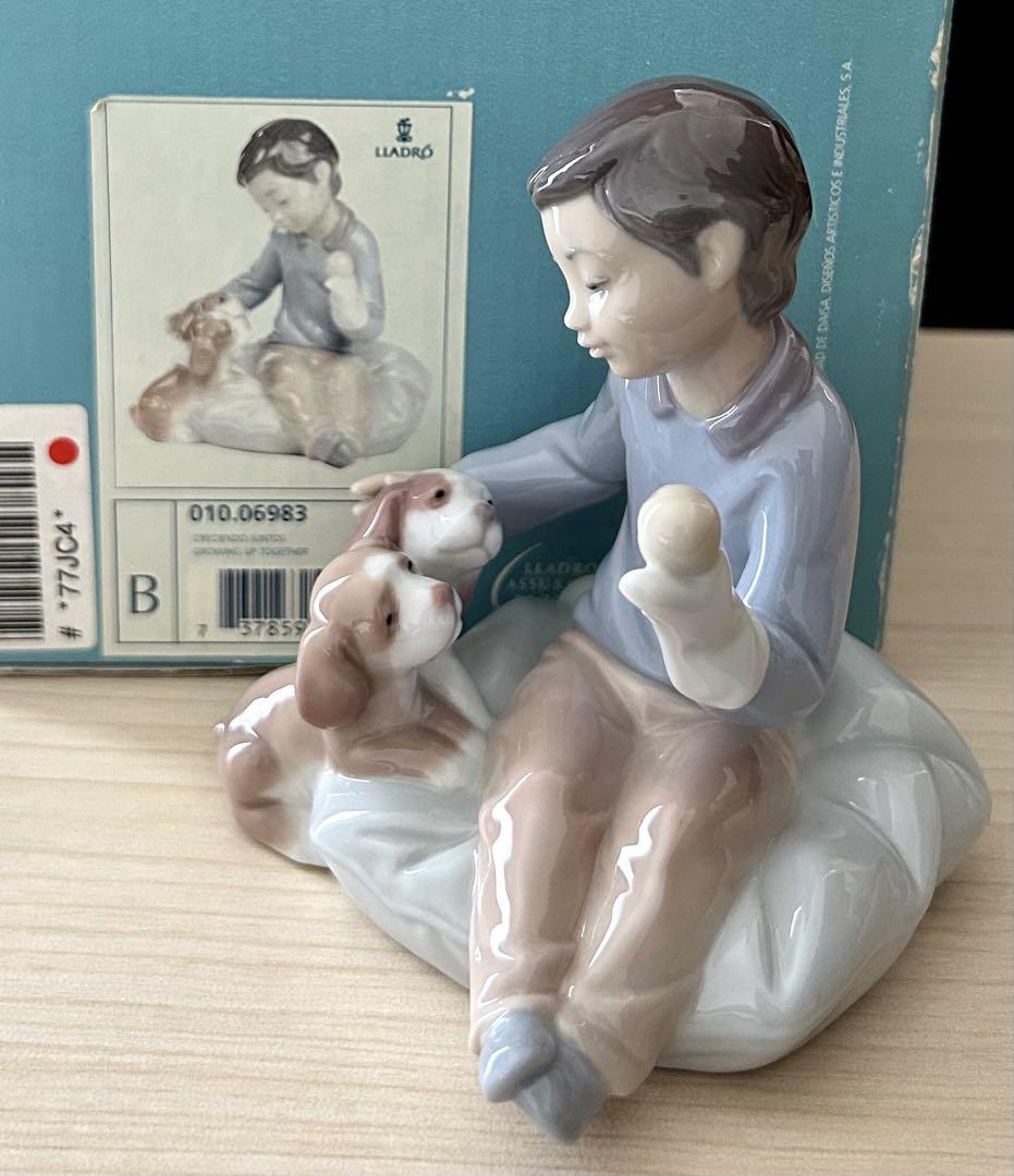 オリジナルボックス付属LLADRO リヤドロ 『僕の友達』6983 美品