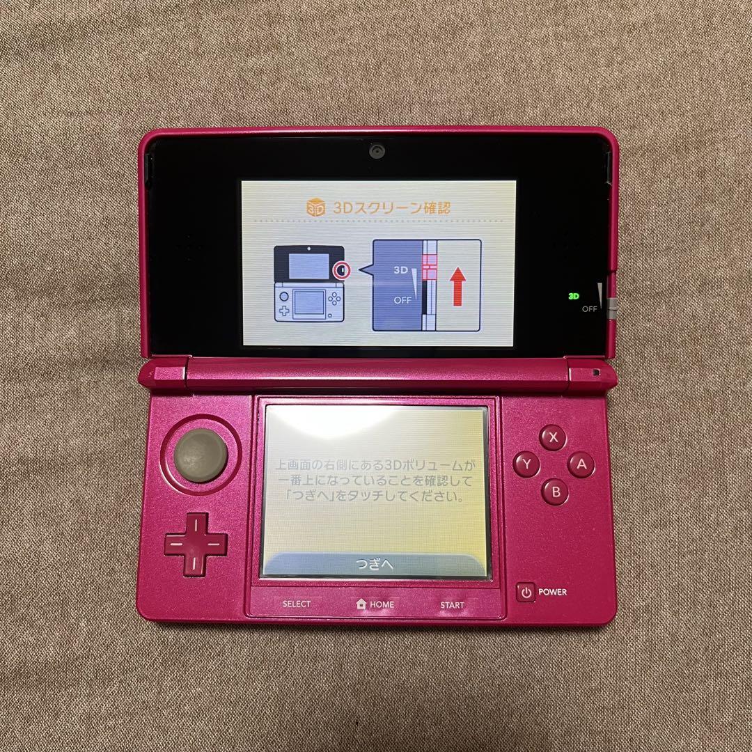 【美品】Nintendo 3DS 本体／グロスピンク