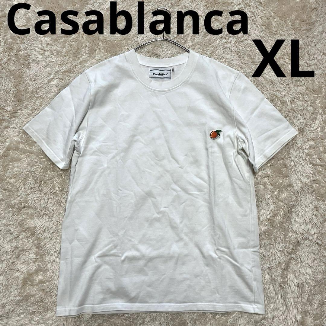 Casablanca カサブランカ　ワンポイント　Tシャツ　厚手