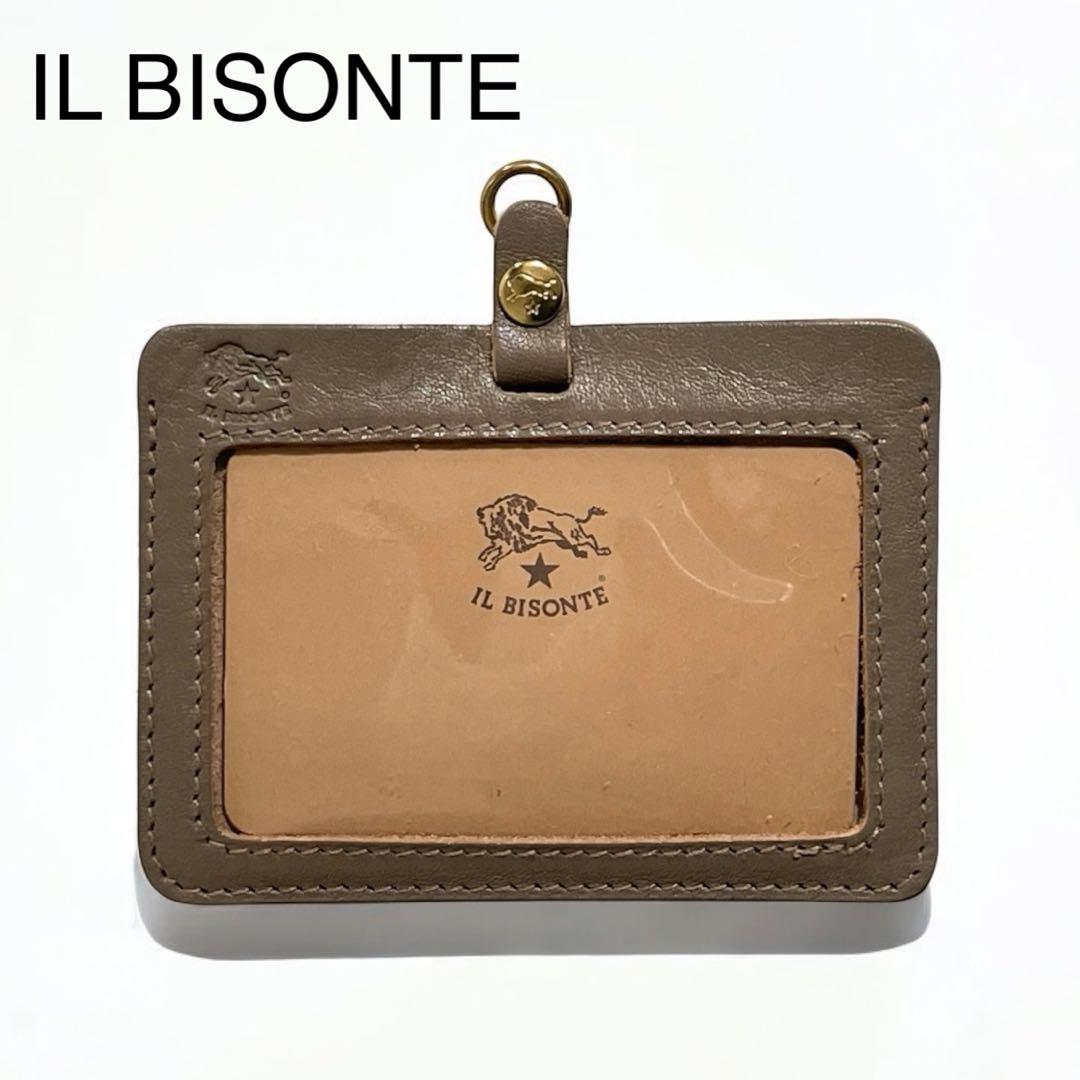 タグ付き美品✨️　IL BISONTE　イルビゾンテ　IDケース　GC付き