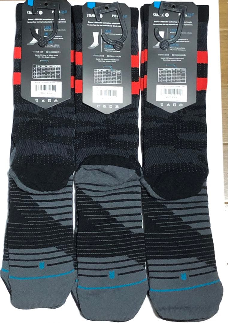 STANCE FEEL360 TRAINING ソックス 3足セット 未使用品