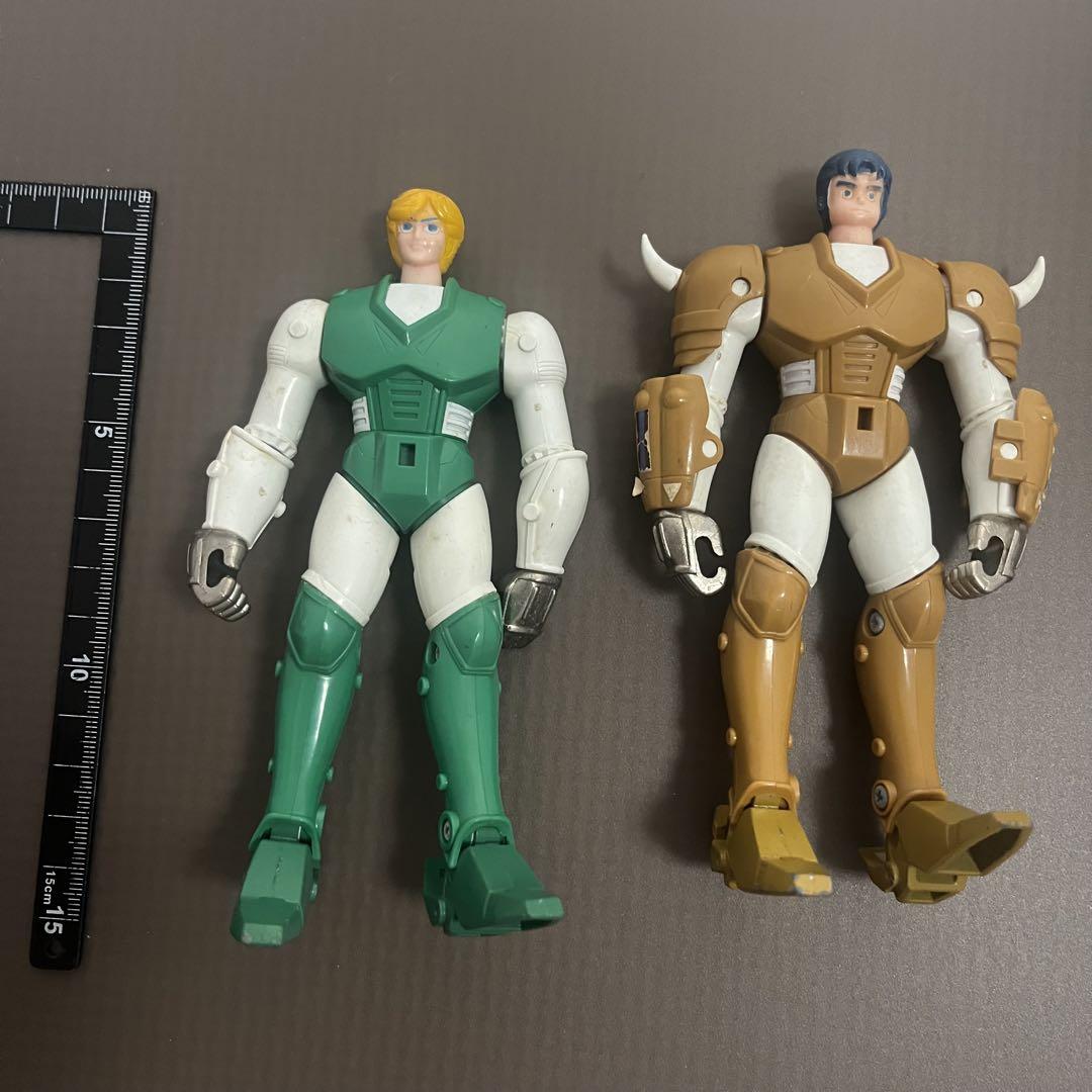 サムライトルーパーフィギュア ３体セット　タカラ製3０年程前の品 SAMURAI TROOPER / Ronin Warriors】Rekka no Ryo Sentinel