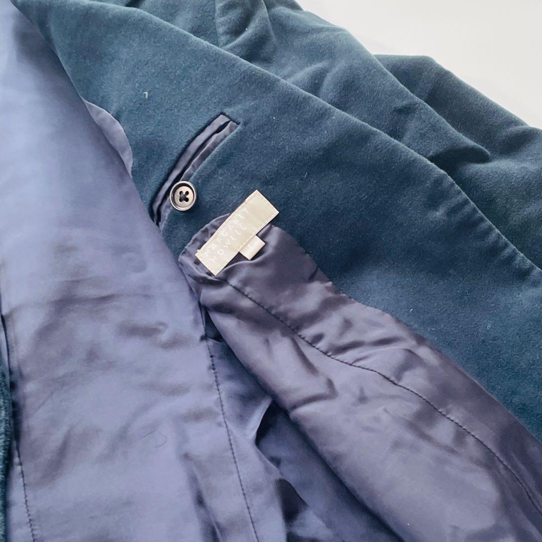 MARGARET HOWELL テーラードジャケット ネイビー 日本製 MARGARET HOWELL テーラードジャケット ネイビー 日本製