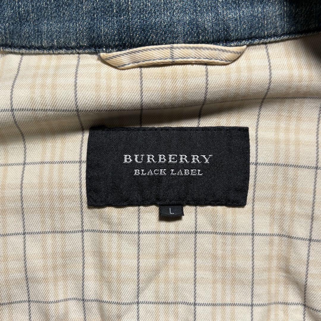 R*o様 バーバリーブラックレーベル　デニムジャケット　L 中古・古着通販】BURBERRY BLACK LABEL (バーバリーブラック