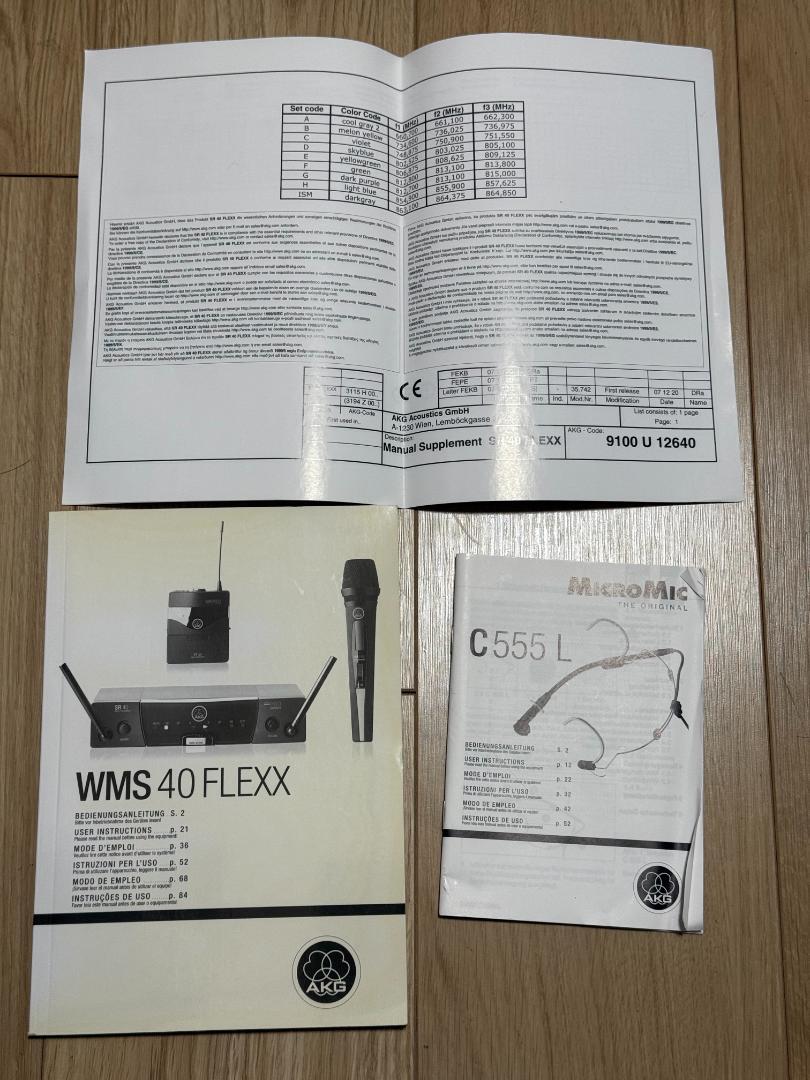 AKG WMS 40 PRO Presenter Set FLEXX ケース付