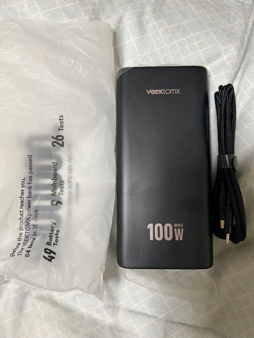 新品 veektomx モバイルバッテリー 20000mAh 100W - メルカリ