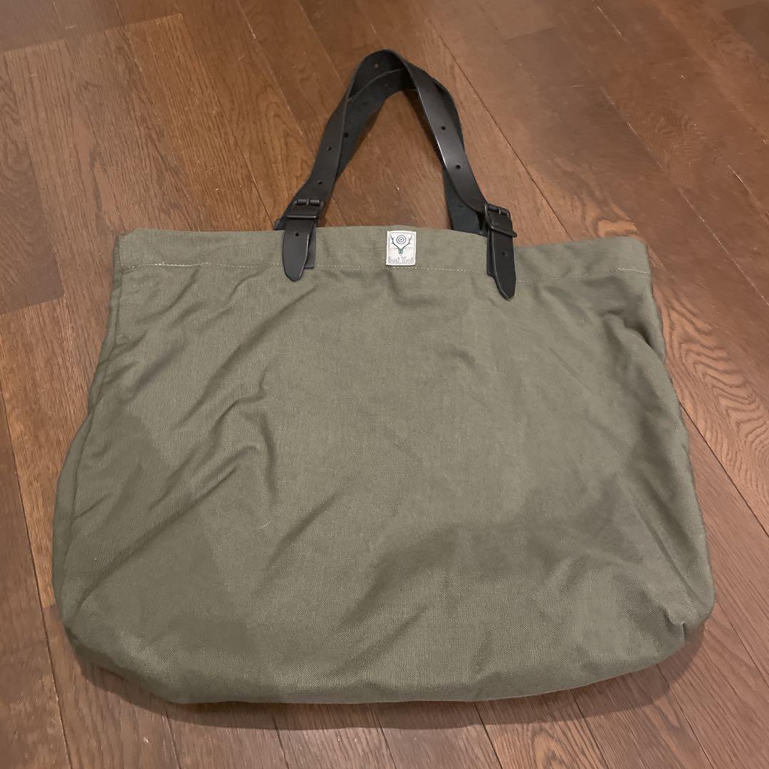 south2west8 トートバッグ　バリスティックナイロン素材　カーキー