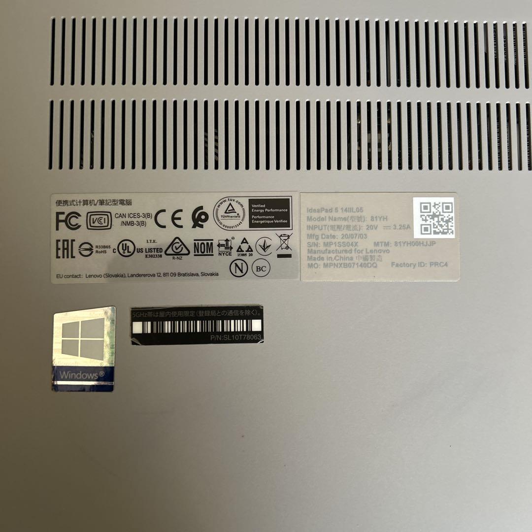 Windowsノート本体 lenovo ideapad 5 14iil05
