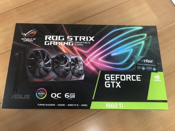 ASUS ROG Strix GTX1660Ti 人気満点 ASUS ROG Strix GTX1660Ti 人気満点