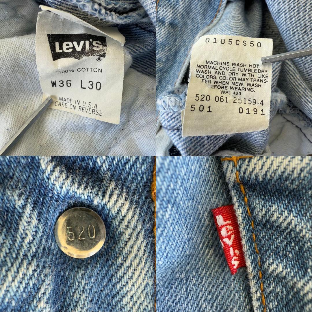 90s USA製 リーバイス 501 W36 L30 デニムパンツ Levi's