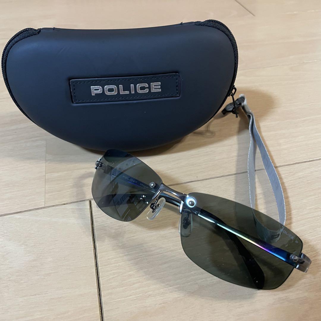 POLICE 偏光サングラス チタン