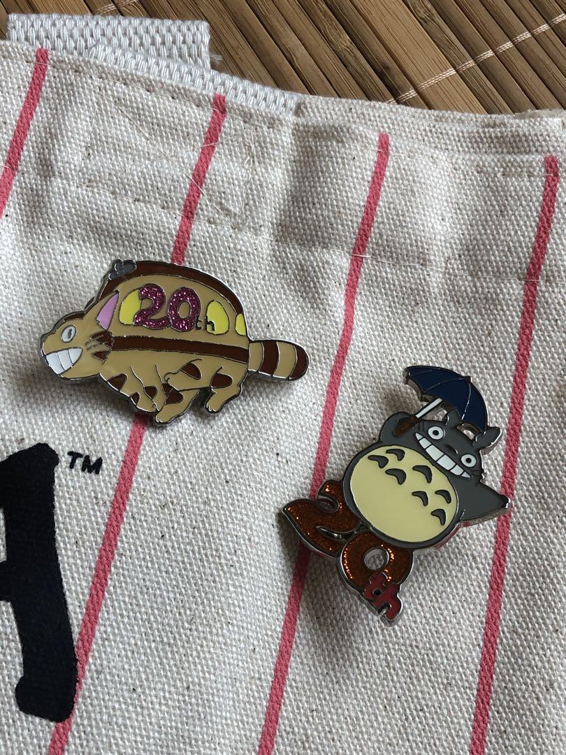 ジブリ美術館 20周年 トートバッグ マンマユート ピンズ ねこ