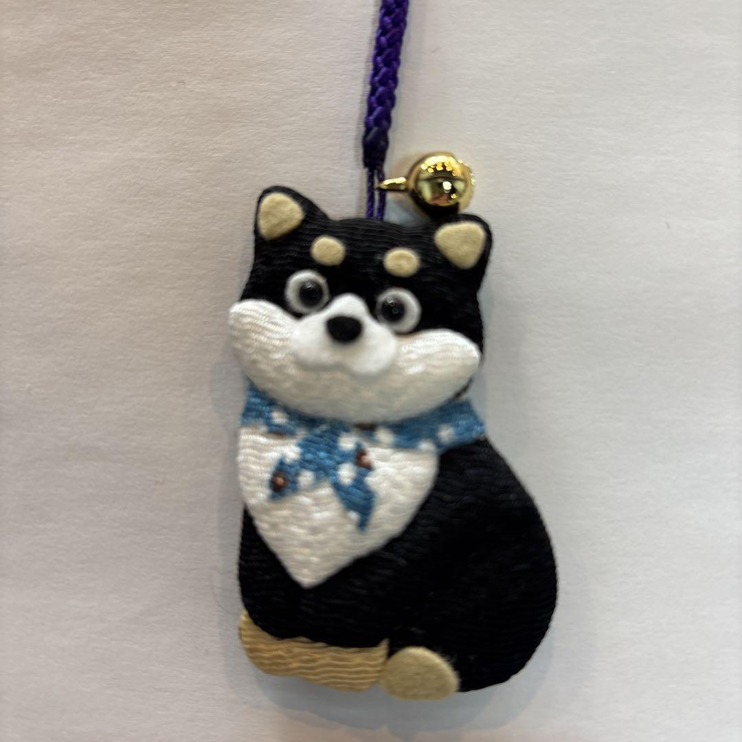 ハンドメイド　ストラップ　ちりめん根付・ころころ柴犬　2点セット sintjansvereringkachtem.be