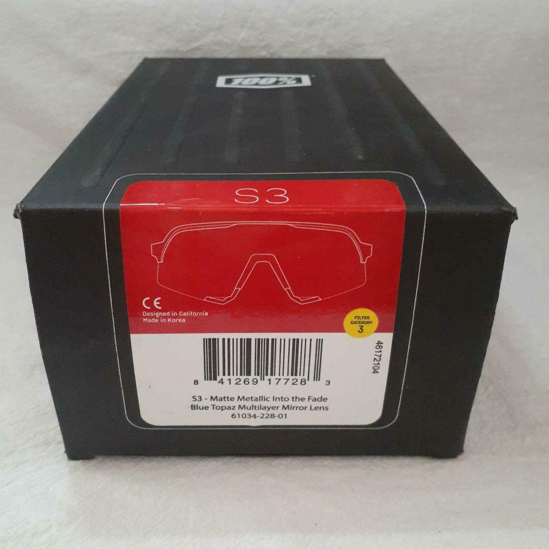 100% S3 ブルートパーズ ワンハンドレッド サングラス 100% S3 ブルートパーズ ワンハンドレッド サングラス