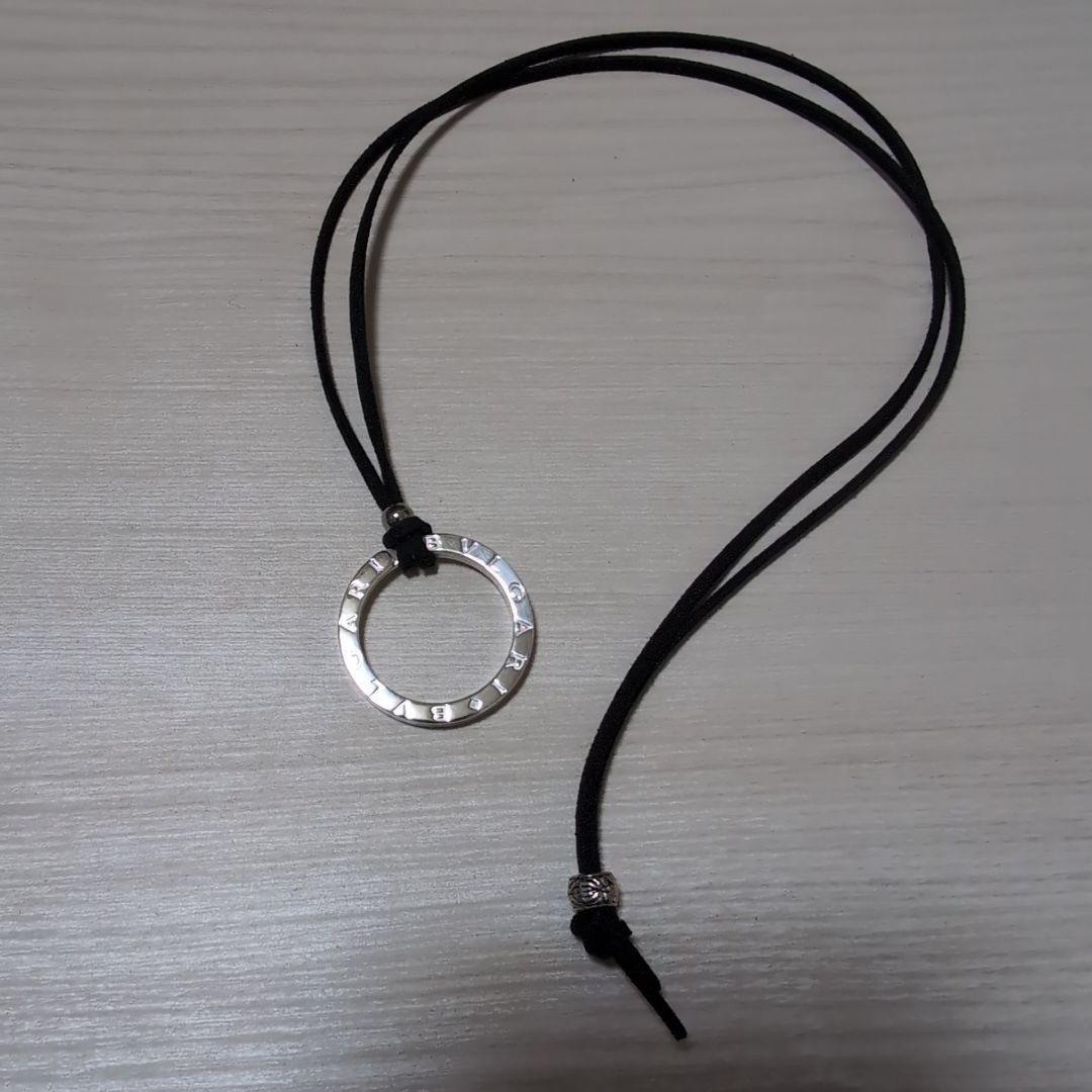 美品 BVLGARI シルバーリング ネックレスチョーカー 付き