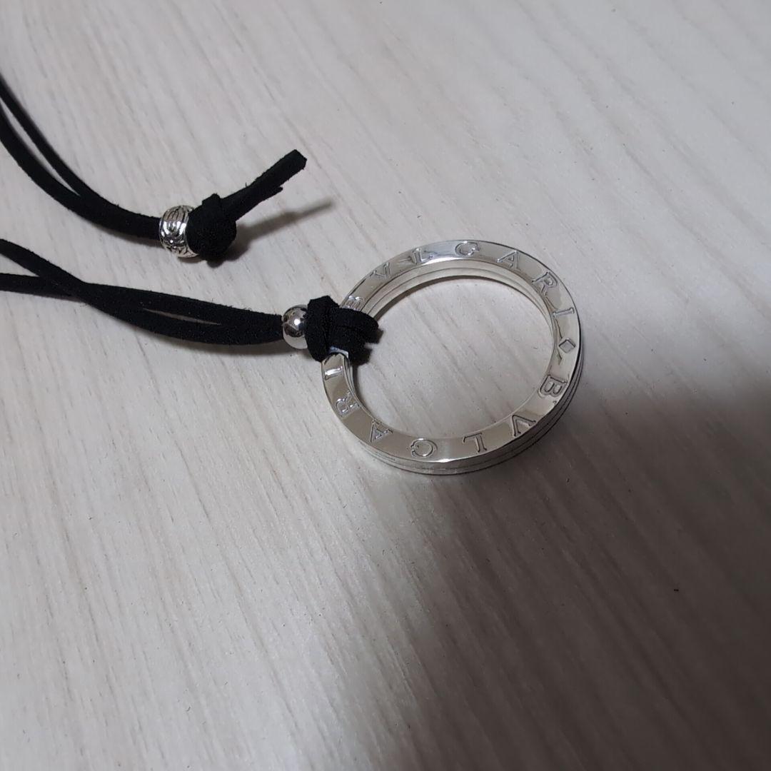 美品 BVLGARI シルバーリング ネックレスチョーカー 付き