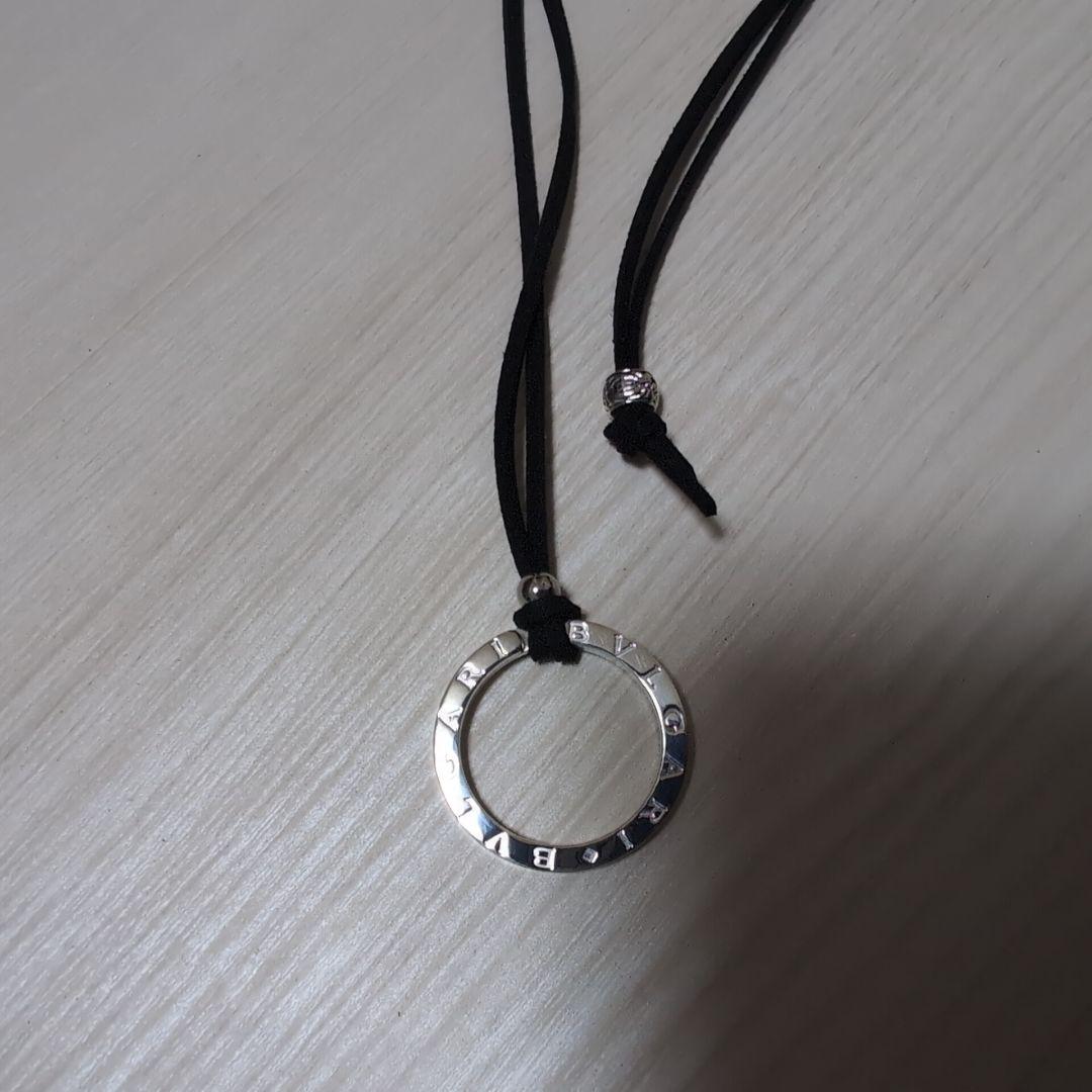 美品 BVLGARI シルバーリング ネックレスチョーカー 付き