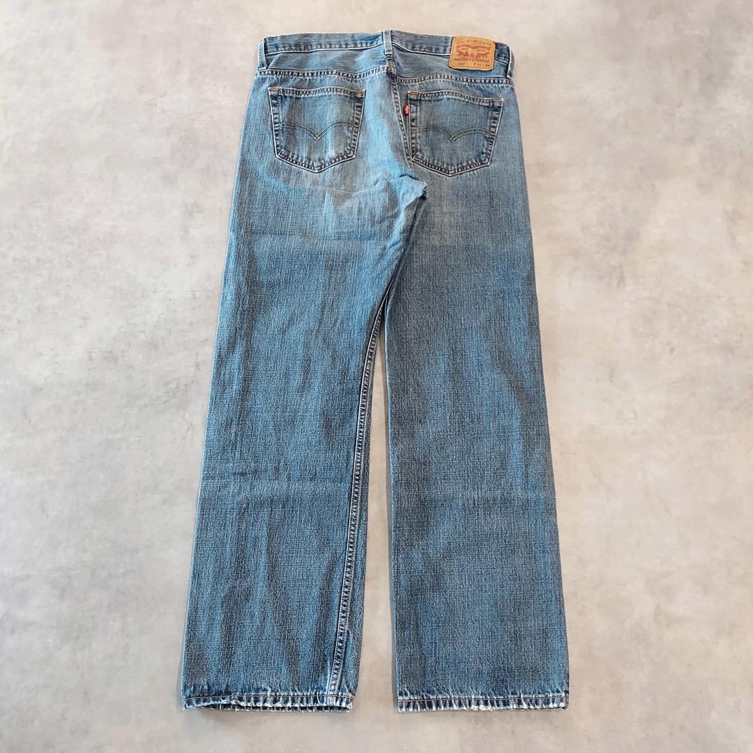 リーバイス569 Levis W31 ブルーデニム 青 00s ヒゲ 14571 リーバイス569 Levis W31 ブルーデニム 青 00s ヒゲ 14571