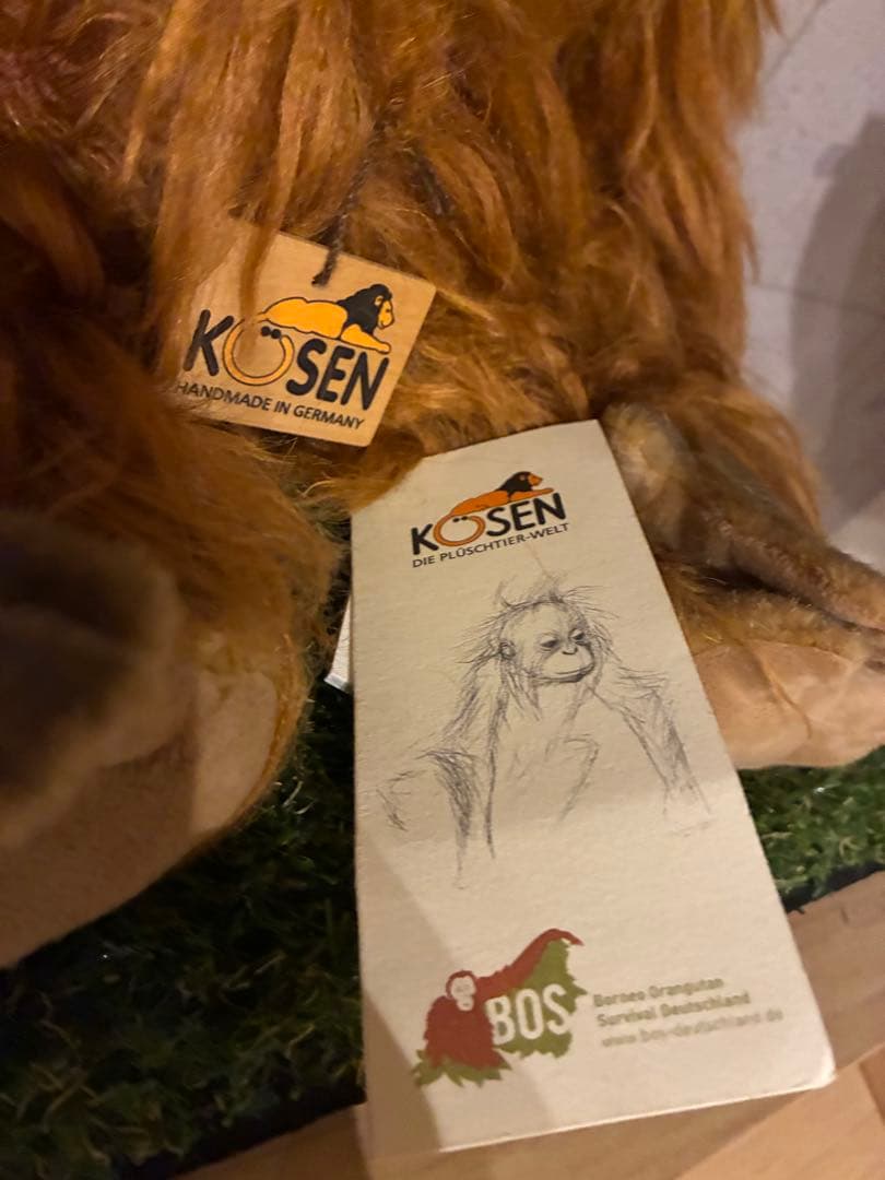 ケーセン KÖSEN オランウータン ぬいぐるみ ケーセン KÖSEN オランウータン ぬいぐるみ