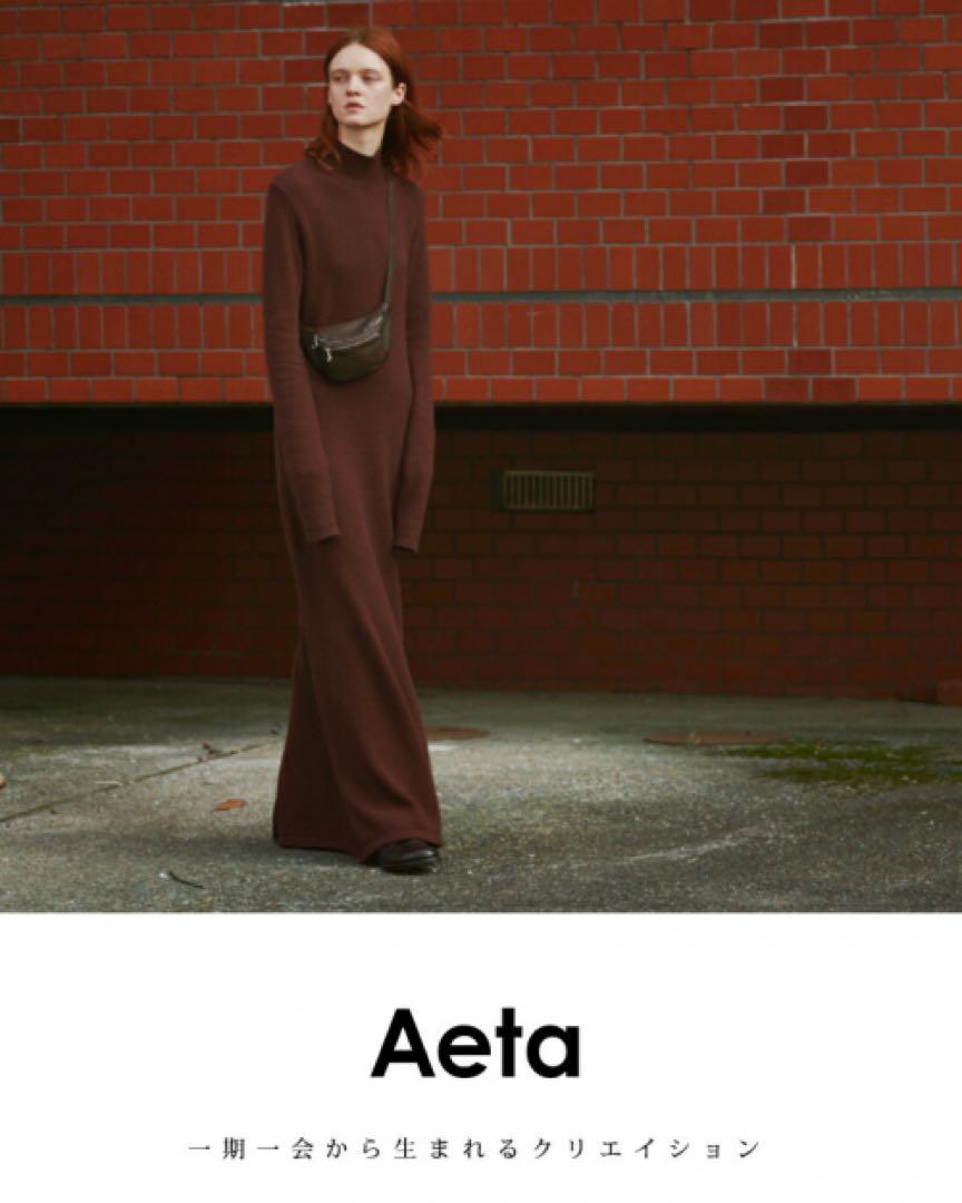 【美品】aeta DA 11 鹿革ウエストポーチ