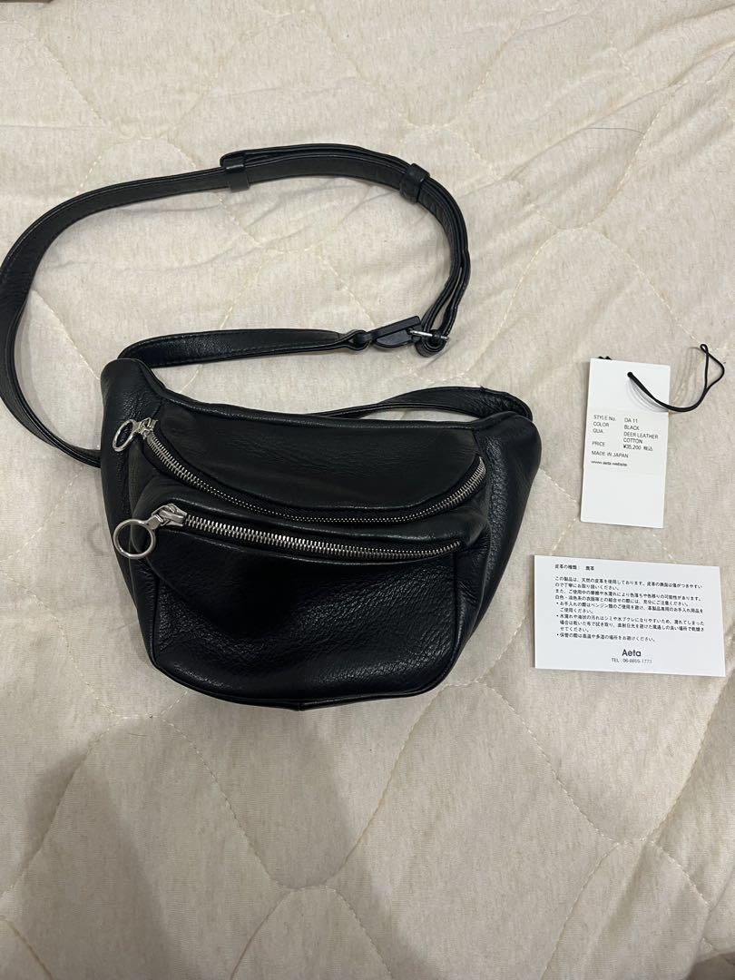 【美品】aeta DA 11 鹿革ウエストポーチ