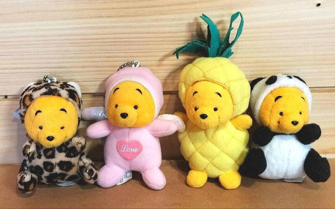 ディズニーストア　着ぐるみ　プーさん　ぬいぐるみ　ヒョウ柄　パンダ　パイン　天使