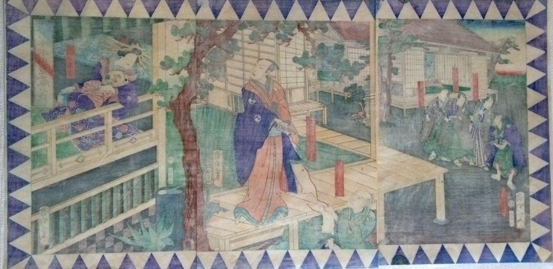 浮世絵、暇名手本忠臣蔵七段目