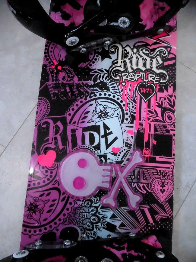 RIDE RAPTURE スノーボード 2点セット 147cm ビンディング付き