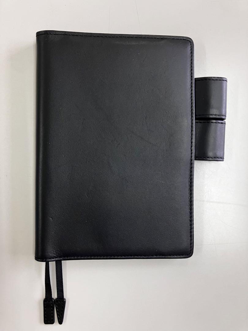 美品 ほぼ日手帳 レザーカバー A6 文庫本 オリジナル 純正 ほぼ日 糸井重里