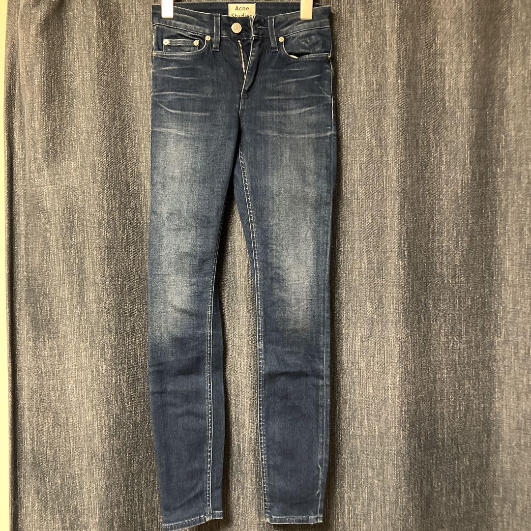 AKM スキニーデニム ダークブルー AMERICAN EAGLE スキニーデニム ダークブルー - メルカリ
