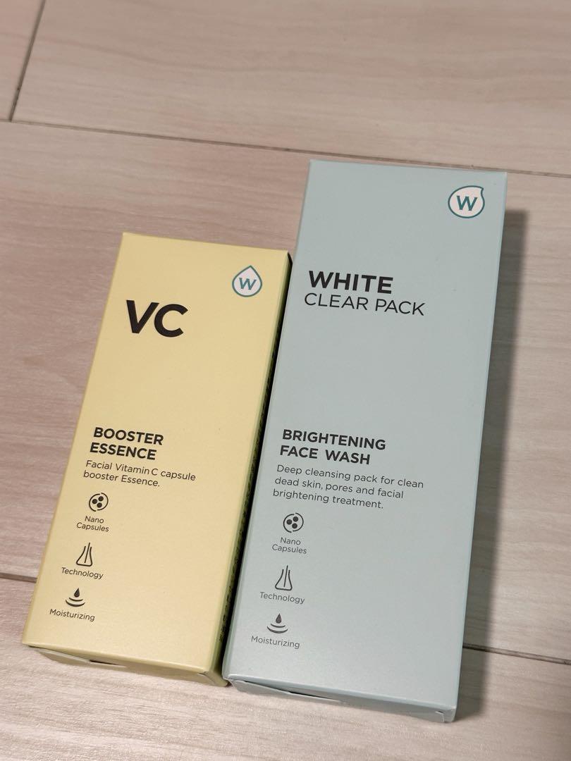 新品未使用】VC BOOSTER ESSENCE. ホワイトクリアパックセット