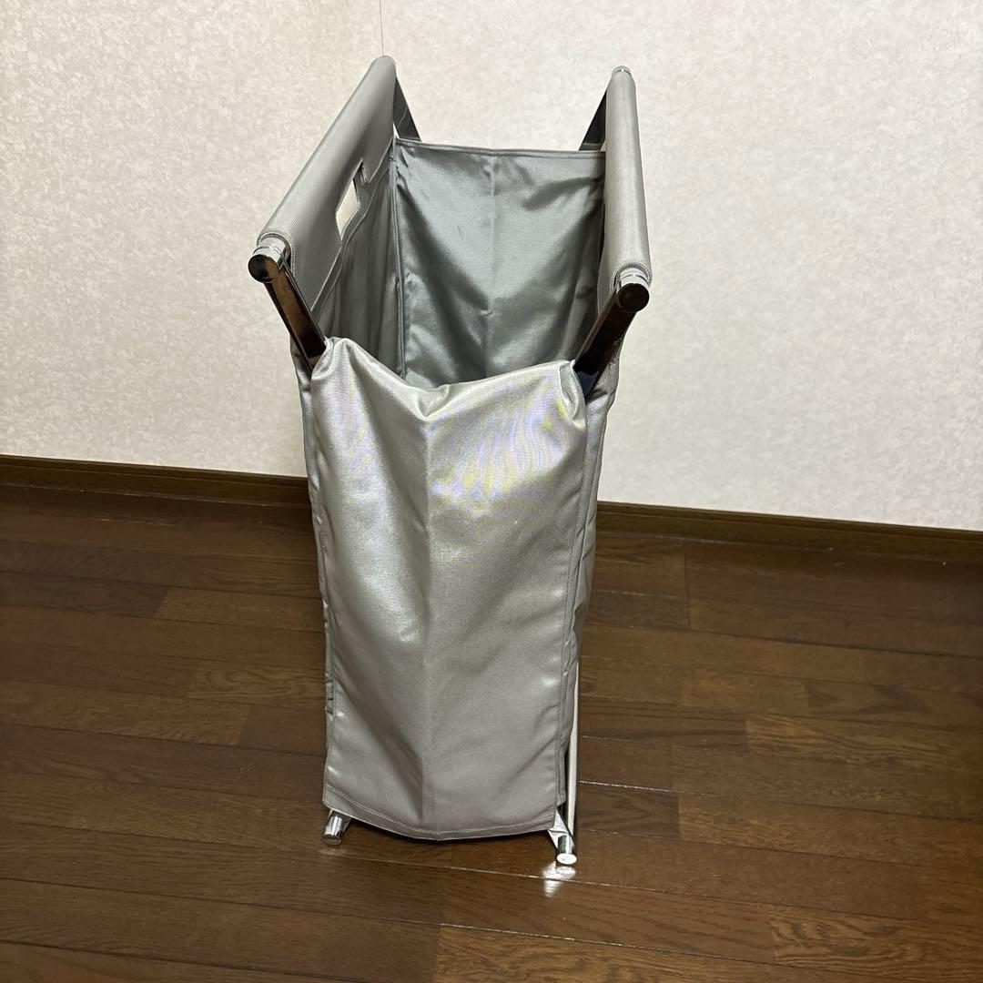 美品】デコワルター CROSS ランドリーバスケット グレー Cassina