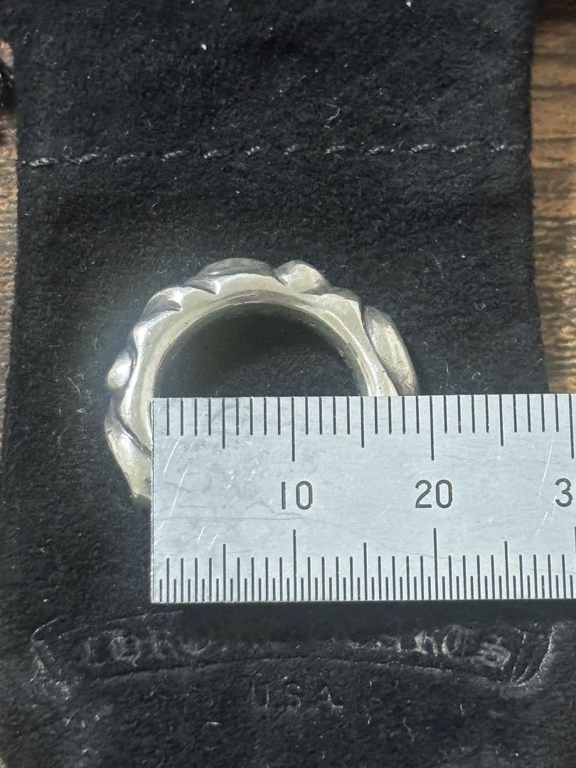 アクセサリー Chrome Hearts Scroll Band Ring