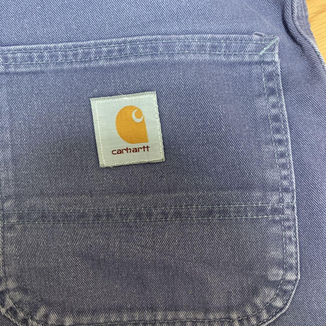 Carhartt ワークパンツ パープル Carhartt パープル ワークパンツ - メルカリ