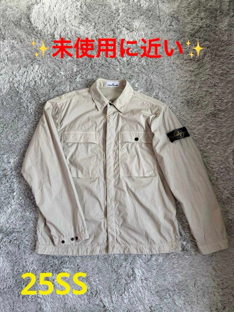 大特価‼️ STONE ISLAND 25SS シャツジャケット 長袖　ミリタリー