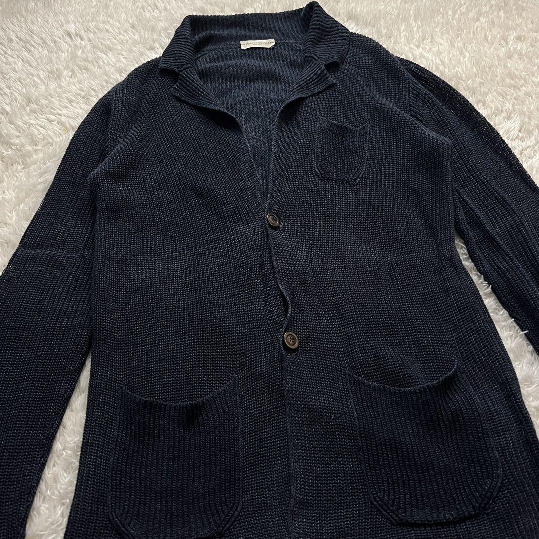【正規品】 ロベルトコリーナ collina Roberto 麻 カーディガン リネン トップス