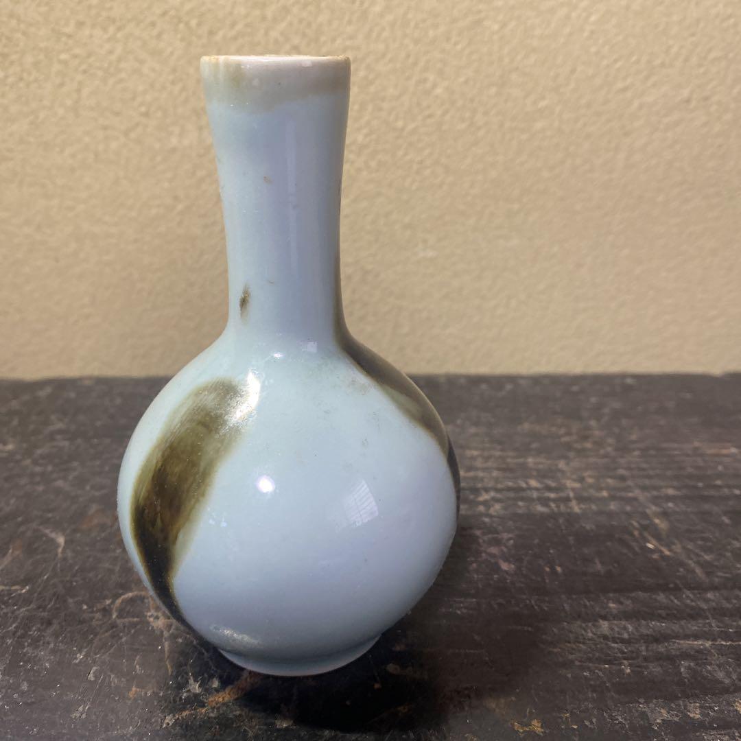 中国古玩青磁小瓶13cm7cm