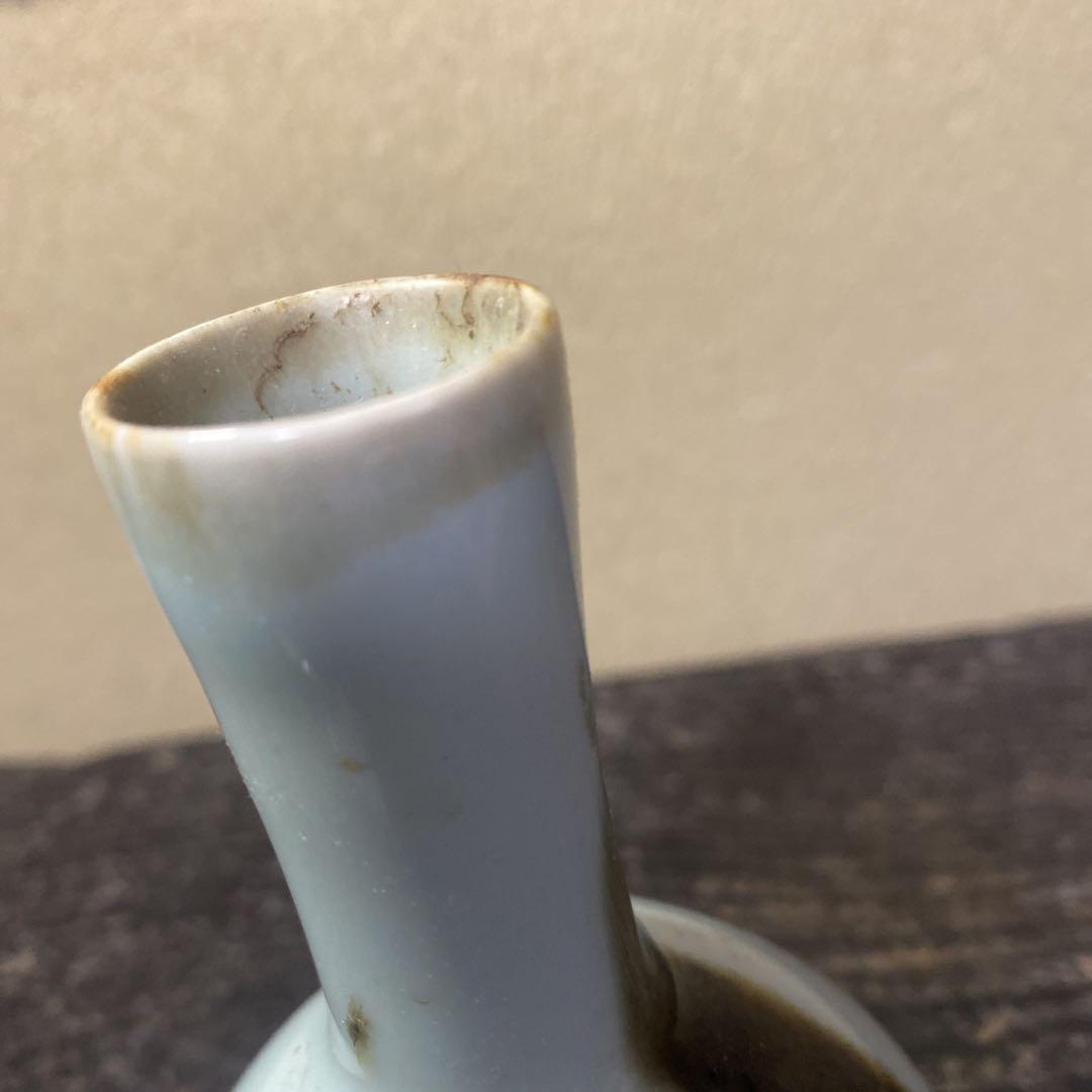 中国古玩青磁小瓶13cm7cm
