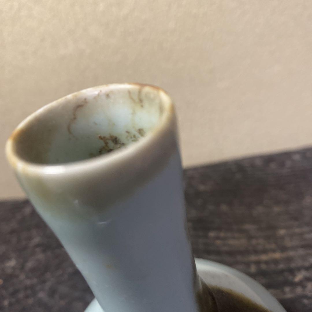 中国古玩青磁小瓶13cm7cm