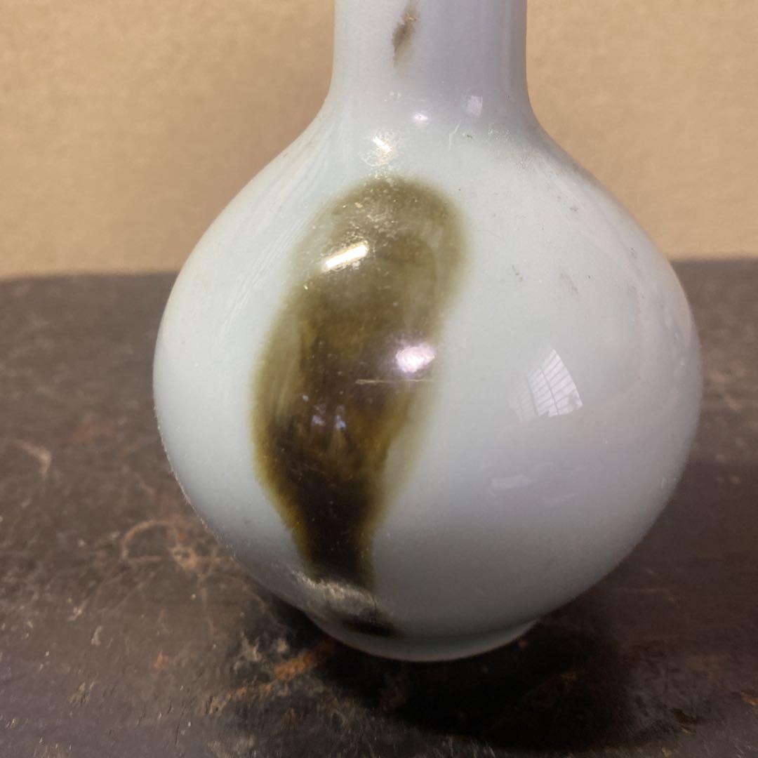 中国古玩青磁小瓶13cm7cm