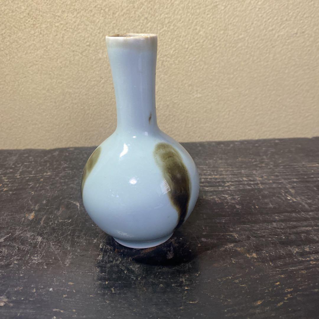 中国古玩青磁小瓶13cm7cm